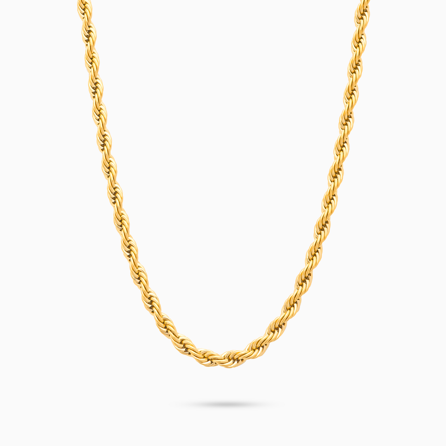 Rope chain 4 mm gold