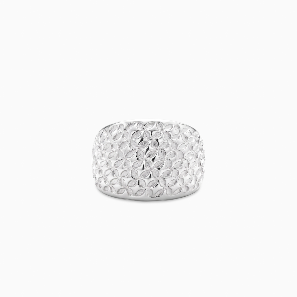 Starfield Round Signet ring - Argentée