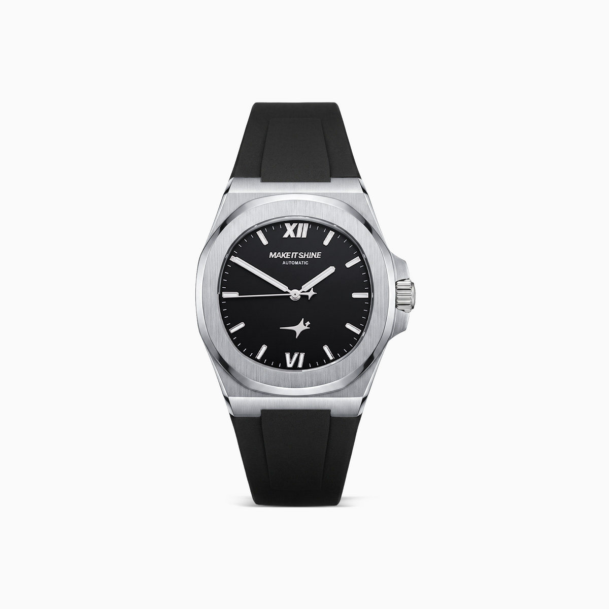 ASON1 - Black Dial & Rubber Strap