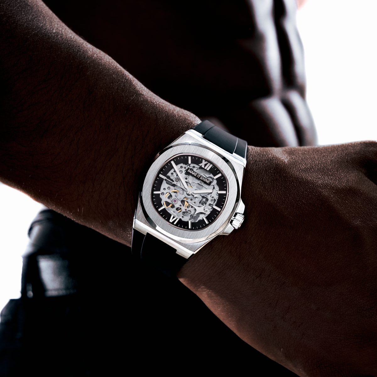 ASON1 - Cadran Skeleton & Bracelet Rubber