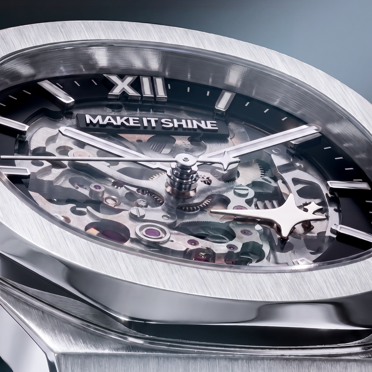ASON1 - Cadran Skeleton & Bracelet Rubber