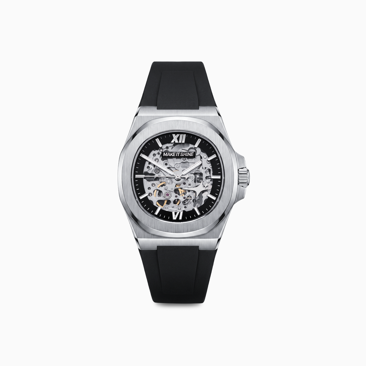 ASON1 - Cadran Skeleton & Bracelet Rubber