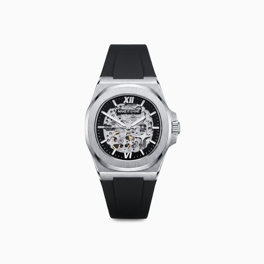 ASON1 - Cadran Skeleton & Bracelet Rubber