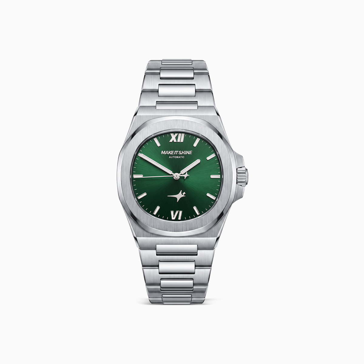 ASON1 - Cadran Vert & Bracelet Acier inoxydable 316L