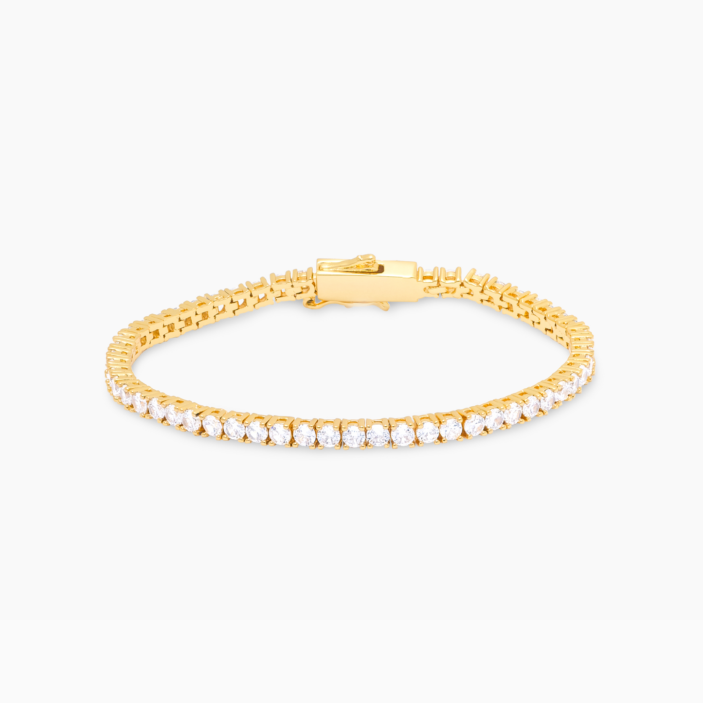 Tennis bracelet 3 mm gold