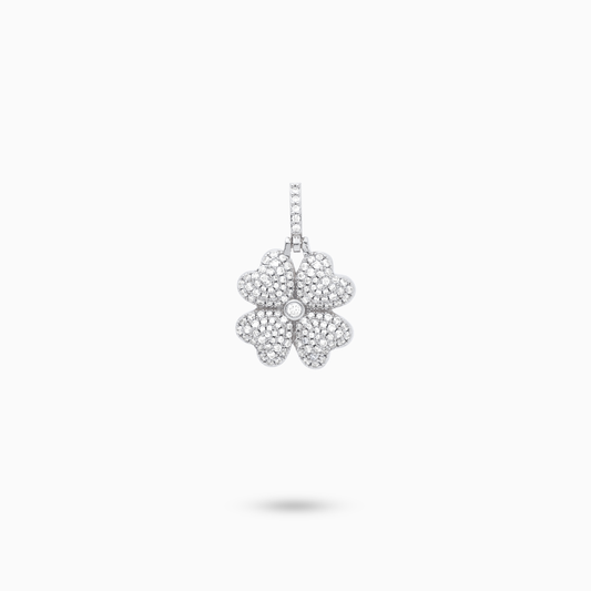 4-leaf clover silver