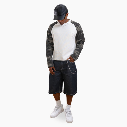 Camo waffle long sleeve - Vert