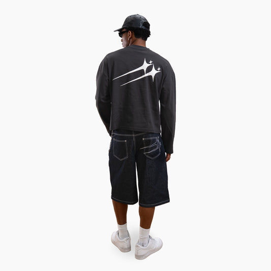 Long sleeve Twin Stars - Noir