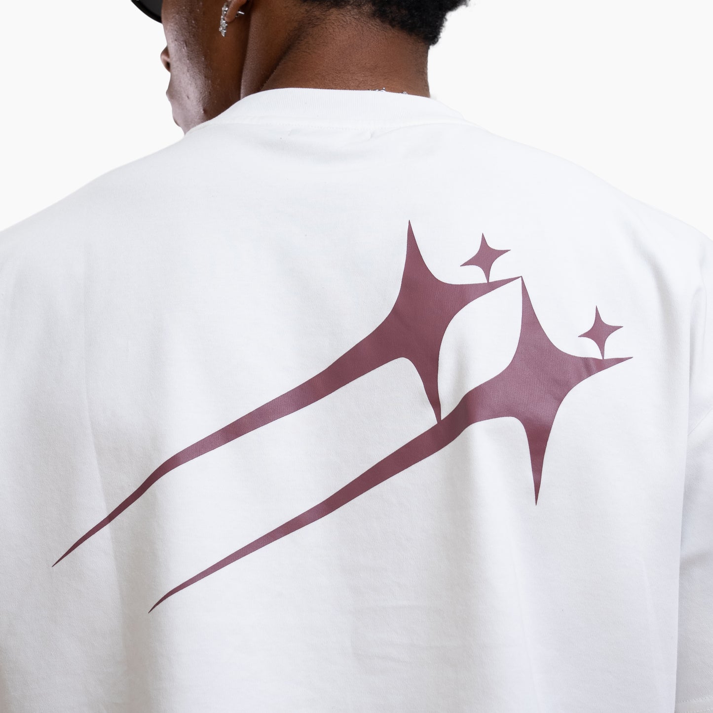 T-shirt Twin Stars - Blanc