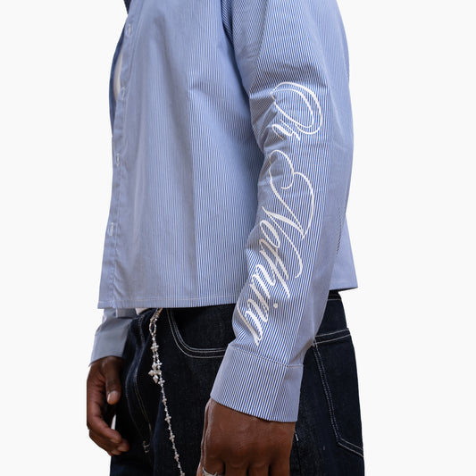 Striped long sleeve Shirt - Bleu & Blanc