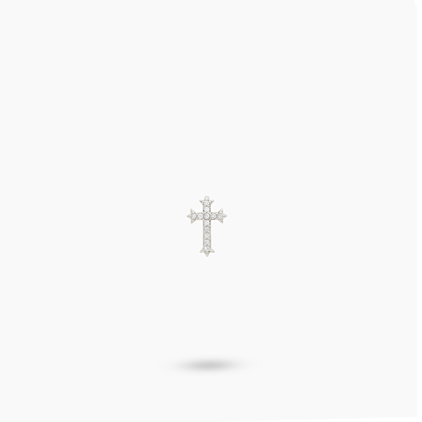 Sleakz Passant - Crucifix serti argenté